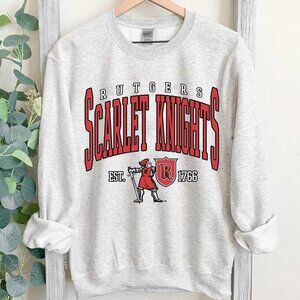 Rutgers Scarlet Knights NCAA Sweatshirt Sweater 1766 Rutgers University Shirt